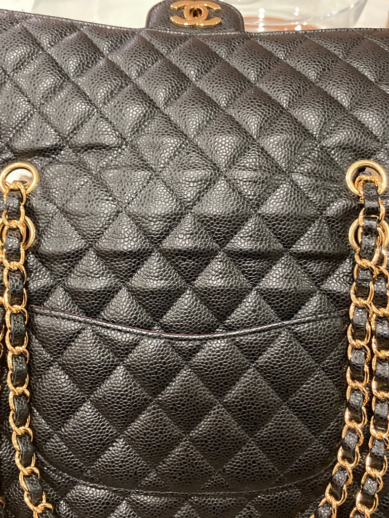 chanel material bag